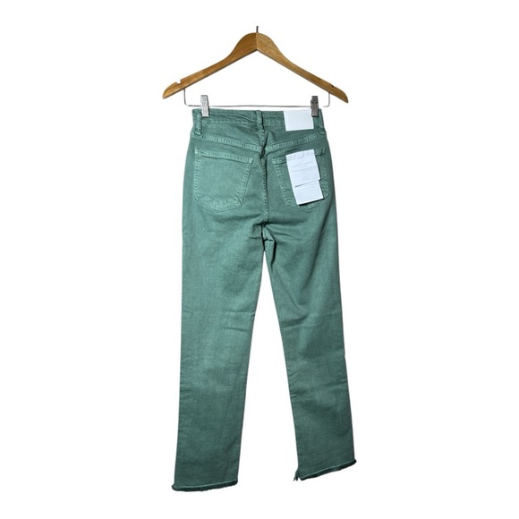 Jonathon Simkhai River High Rise Straight Pants in JD Jade - Picture 7 of 15